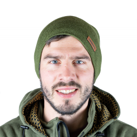 Mikbaits oblečenie - Zelená Merino Beanie čiapka