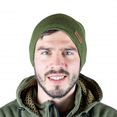Mikbaits oblečenie - Zelená Merino Beanie čiapka Mikbaits oblečenie - Zelená Merino Beanie čiapka