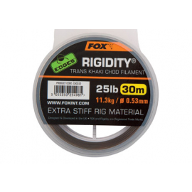 Fox Náväzcový Vlasec Edges Rigidity Chod Filament Trans Khaki 0,57 mm 13,6 kg 30m