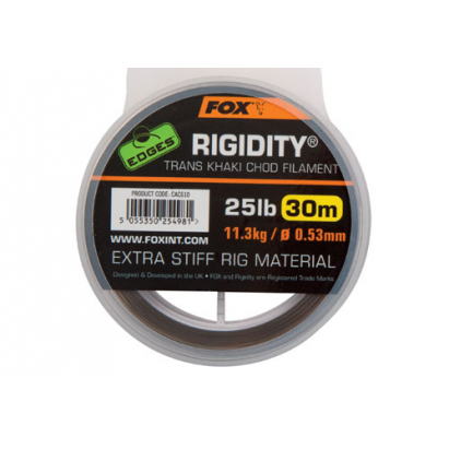 Fox Náväzcový Vlasec Edges Rigidity Chod Filament Trans Khaki 0,57 mm 13,6 kg 30m Fox Náväzcový Vlasec Edges Rigidity Chod Filament Trans Khaki 0,57 mm 13,6 kg 30m