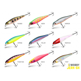 Wobler Delphin WOBBY JERK-SH - 6,5g/8cm/Susp./SPRING Wobler Delphin WOBBY JERK-SH - 6,5g/8cm/Susp./SPRING