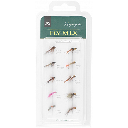 Mikado sada umelé muchy nymphs barbless 1 ks