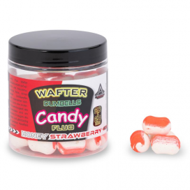 Anaconda wafter dumbells Candy fluo jahoda-med 20x24mm 90g