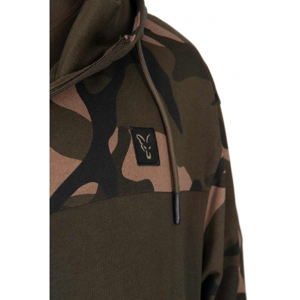 Fox Mikina LW Khaki Camo Split Zip Hoody