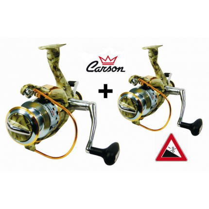 Rybársky navijak Carson Hermes Runner Camo 60, 1+1 Zadarmo!