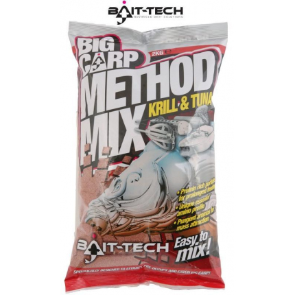 Bait-Tech kŕmičková zmes Big Carp Method Mix Krill & Tuna 2 kg