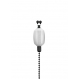 Fox Black Label Dumpy Bobbins White