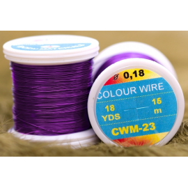 Hends krúžkovací drôtik Colour Wire 0,18mm 15m Fialová