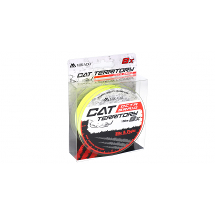 Mikado Pletená Šňůra Cat Territory Octa Braid 300m Fluo